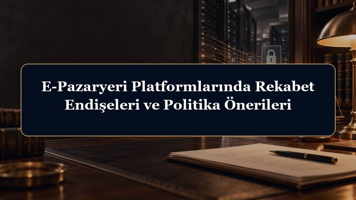 E-Pazaryeri Platformlarında Rekabet Endişeleri ve Politika Önerileri