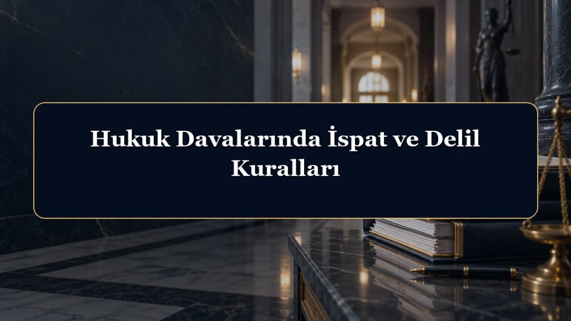 Hukuk Davalarında İspat ve Delil Kuralları