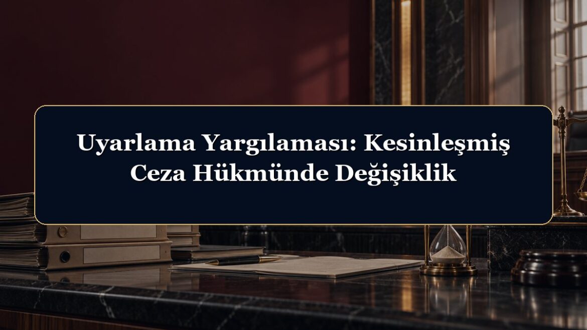 Uyarlama Yargılaması: Kesinleşmiş Ceza Hükmünde Değişiklik