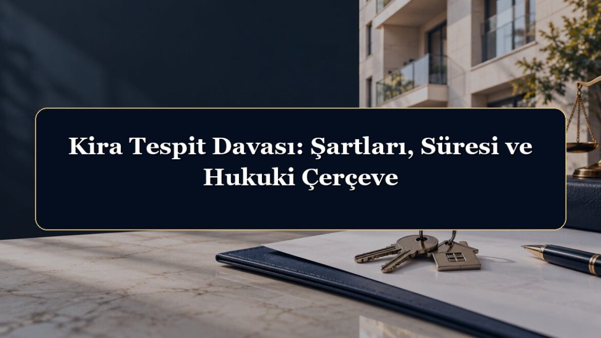Kira Tespit Davası: Şartları, Süresi ve Hukuki Çerçeve