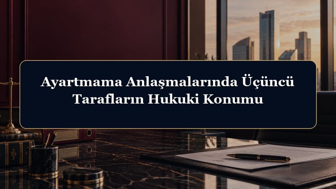 Ayartmama Anlaşmalarında Üçüncü Tarafların Hukuki Konumu