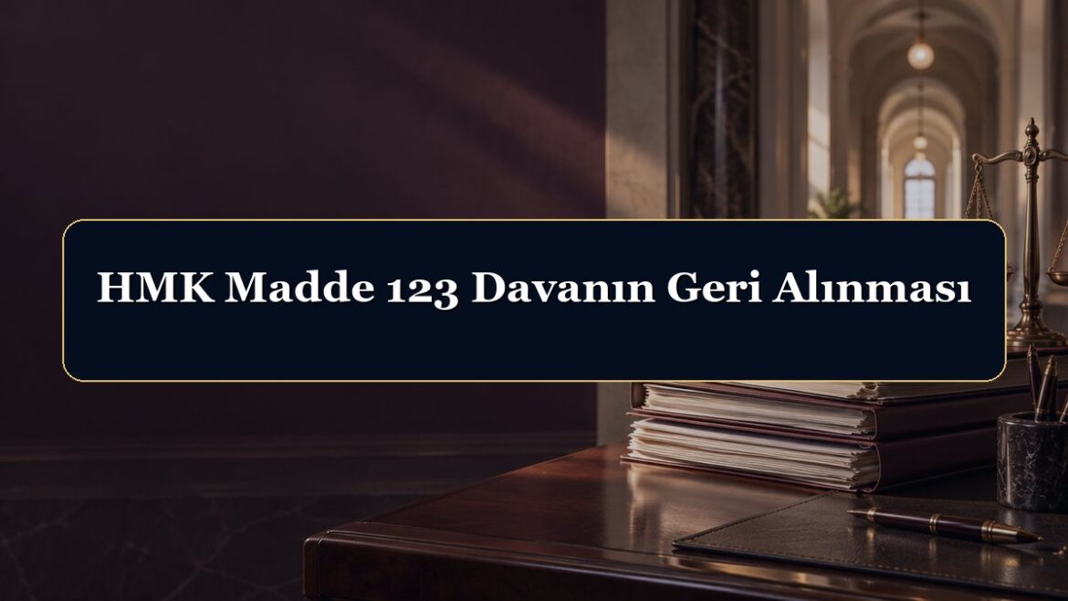 HMK Madde 123 Davanın Geri Alınması