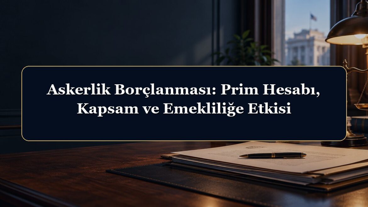Askerlik Borçlanması: Prim Hesabı, Kapsam ve Emekliliğe Etkisi