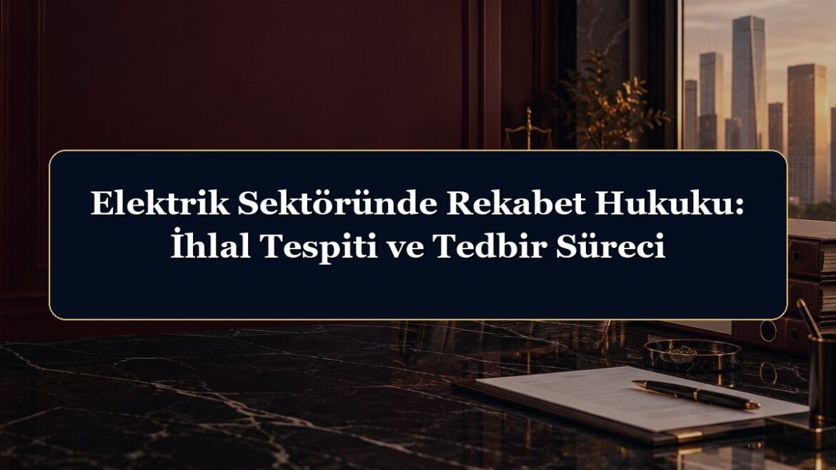 Elektrik Sektöründe Rekabet Hukuku: İhlal Tespiti ve Tedbir Süreci
