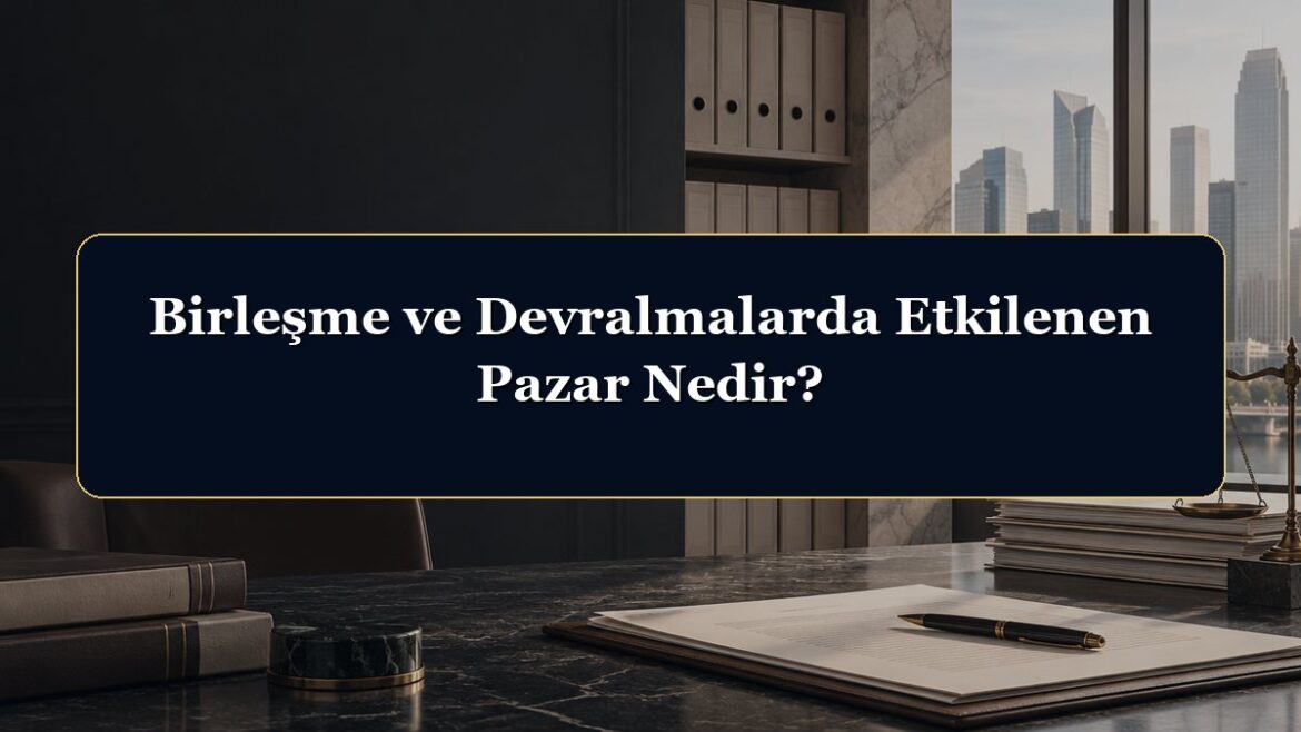 Birleşme ve Devralmalarda Etkilenen Pazar Nedir?