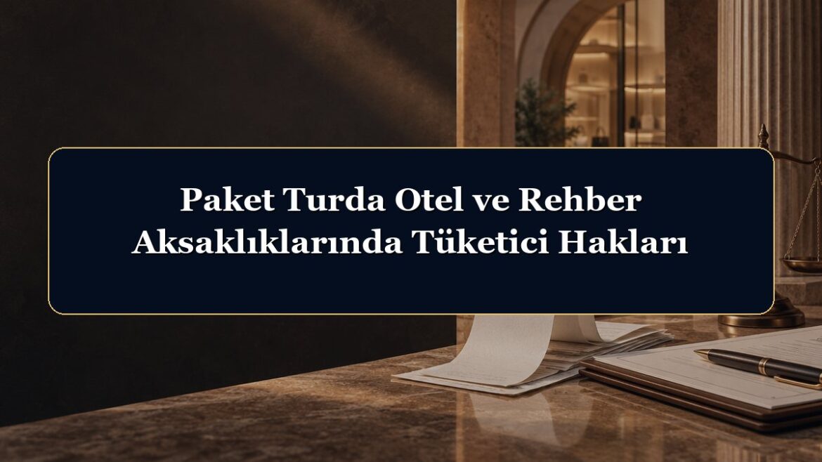 Paket Turda Otel ve Rehber Aksaklıklarında Tüketici Hakları