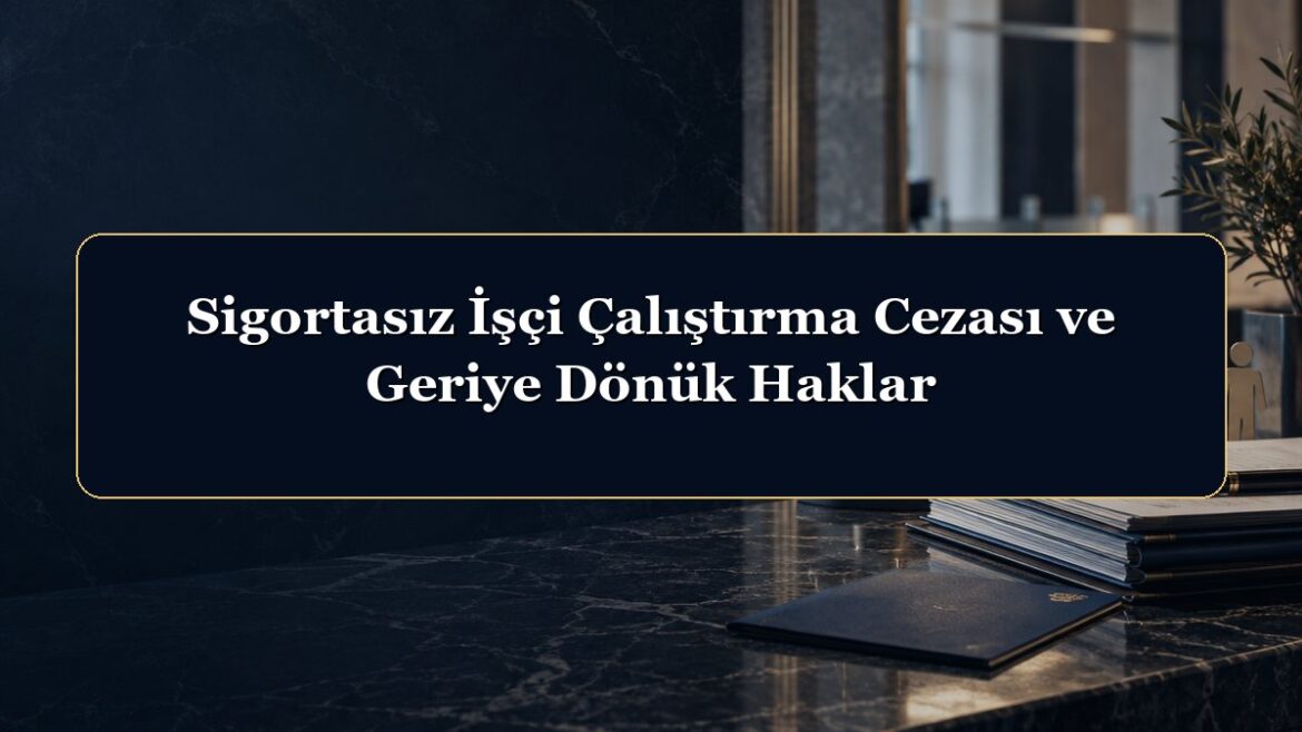 Sigortasız İşçi Çalıştırma Cezası ve Geriye Dönük Haklar