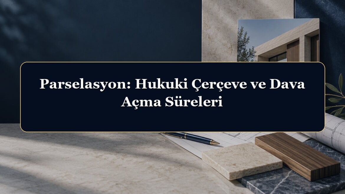 Parselasyon: Hukuki Çerçeve ve Dava Açma Süreleri