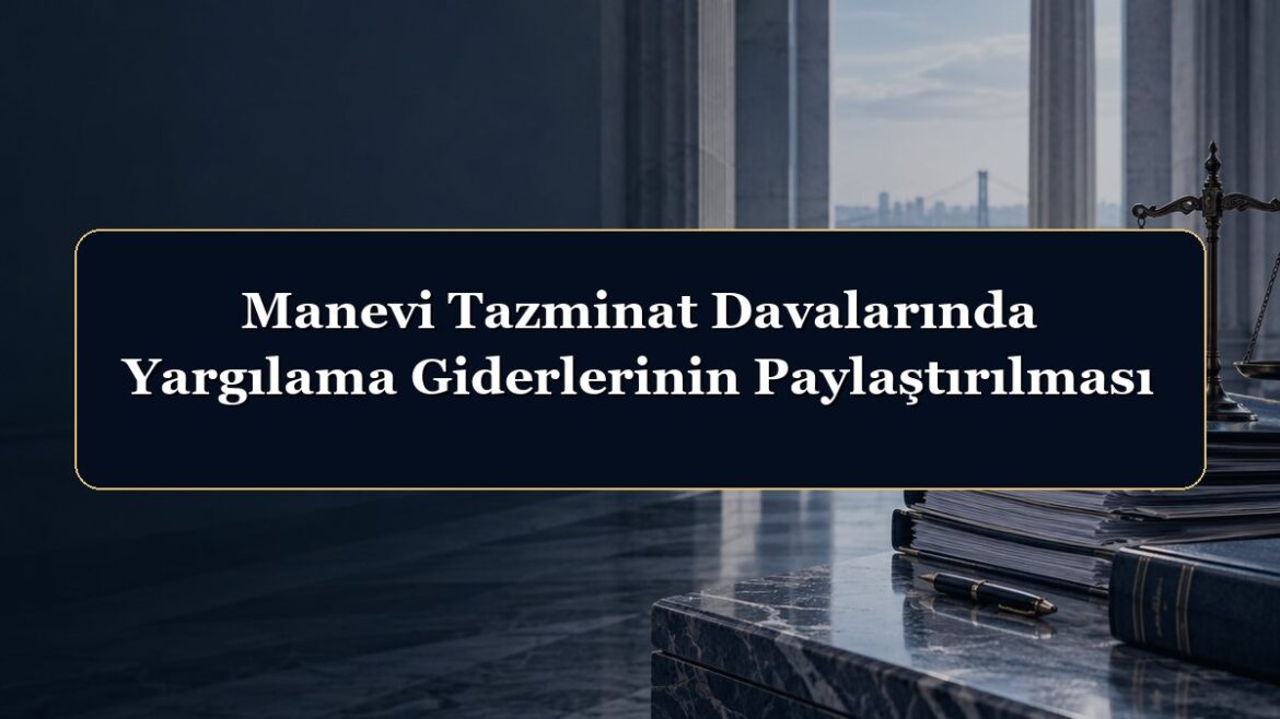 Manevi Tazminat Davalarında Yargılama Giderlerinin Paylaştırılması
