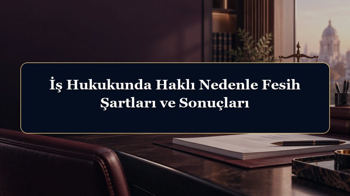 İş Hukukunda Haklı Nedenle Fesih Şartları ve Sonuçları