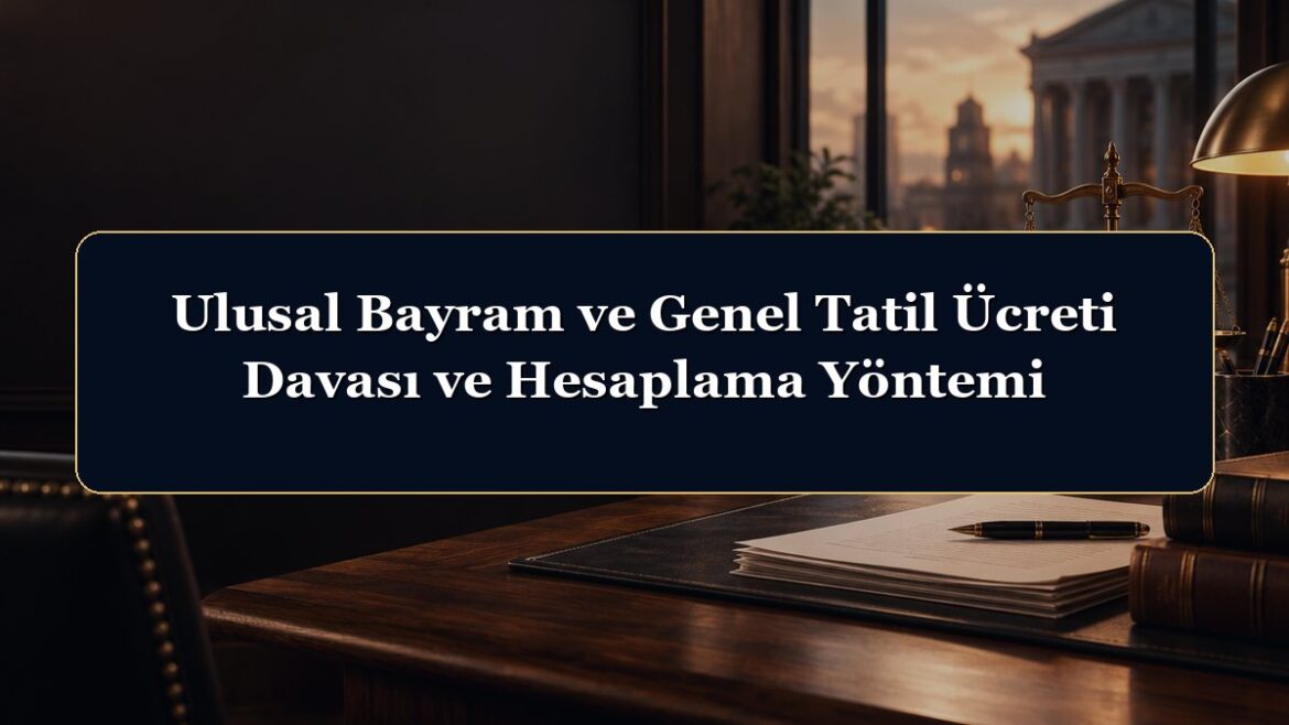 Ulusal Bayram ve Genel Tatil Ücreti Davası ve Hesaplama Yöntemi