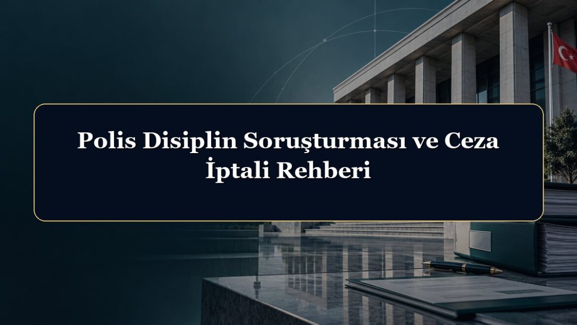 Polis Disiplin Soruşturması ve Ceza İptali Rehberi