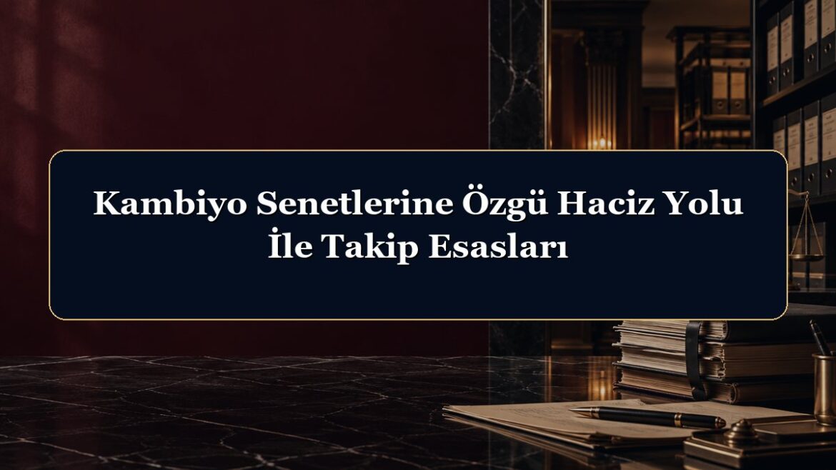 Kambiyo Senetlerine Özgü Haciz Yolu İle Takip Esasları