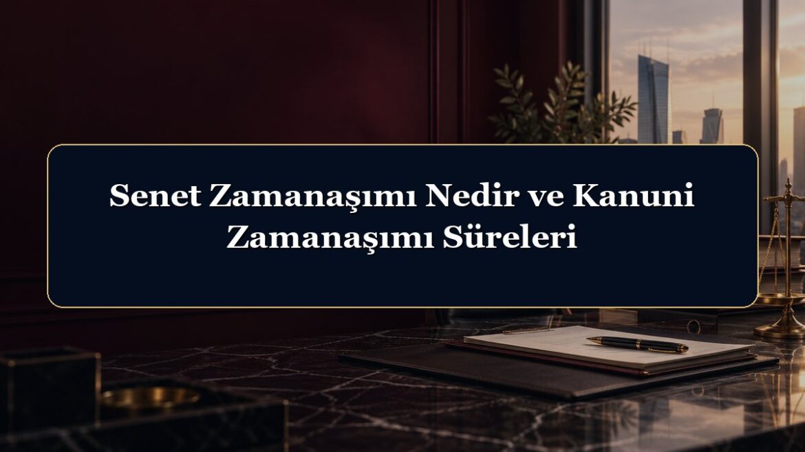 Senet Zamanaşımı Nedir ve Kanuni Zamanaşımı Süreleri