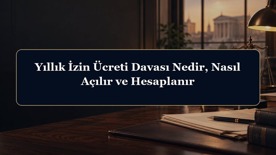 Yıllık İzin Ücreti Davası Nedir, Nasıl Açılır ve Hesaplanır