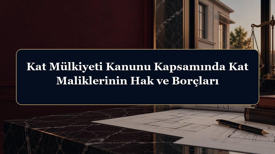 Kat Mülkiyeti Kanunu Kapsamında Kat Maliklerinin Hak ve Borçları