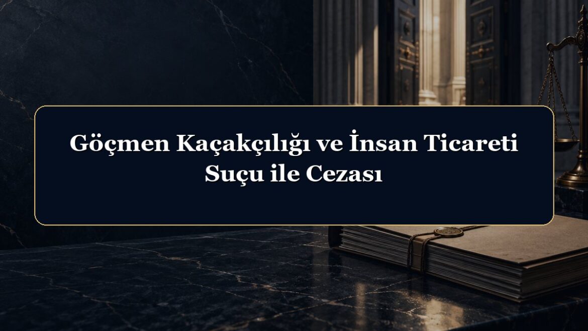 Göçmen Kaçakçılığı ve İnsan Ticareti Suçu ile Cezası