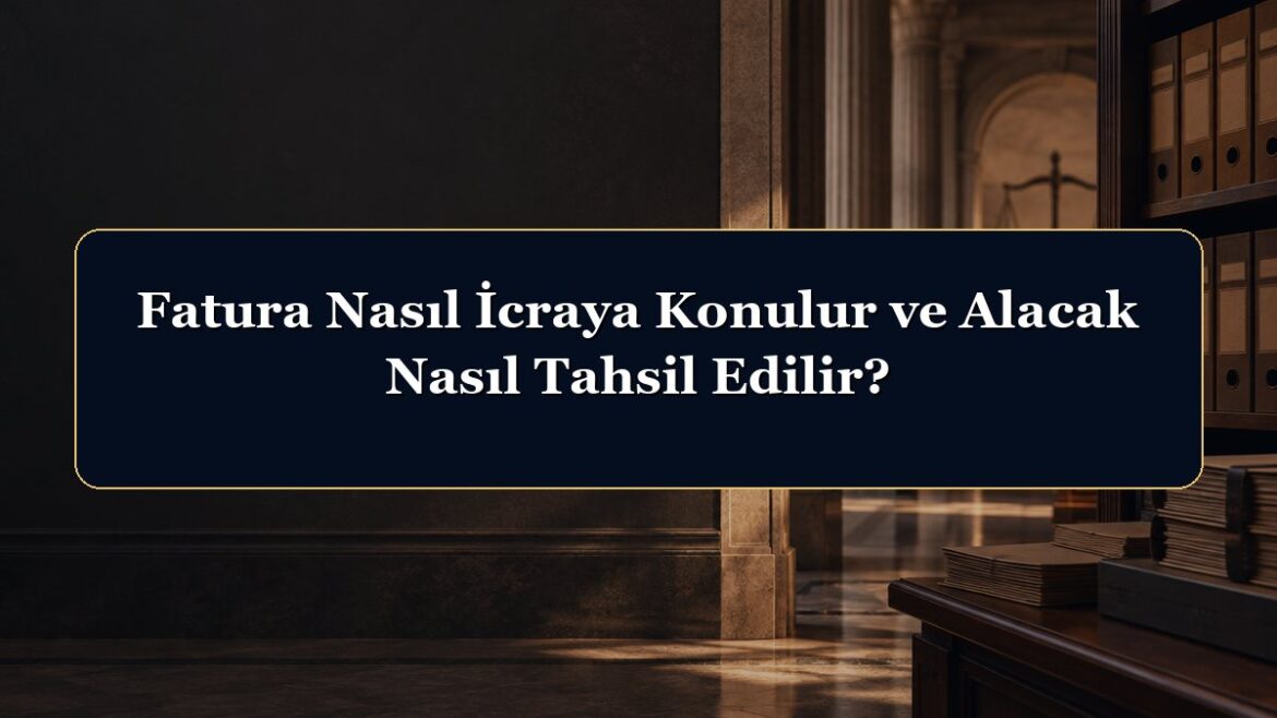Fatura Nasıl İcraya Konulur ve Alacak Nasıl Tahsil Edilir?