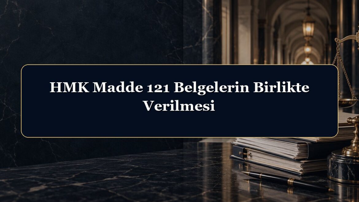 HMK Madde 121 Belgelerin Birlikte Verilmesi