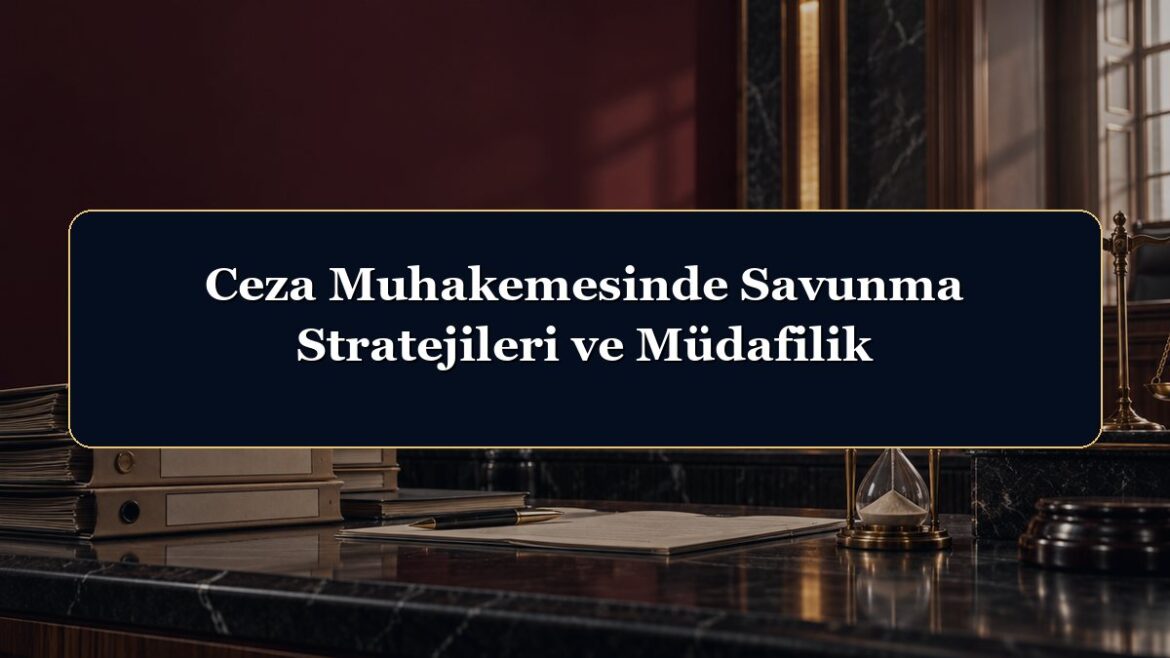 Ceza Muhakemesinde Savunma Stratejileri ve Müdafilik