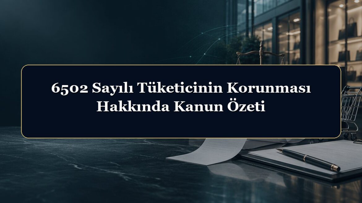 6502 Sayılı Tüketicinin Korunması Hakkında Kanun Özeti