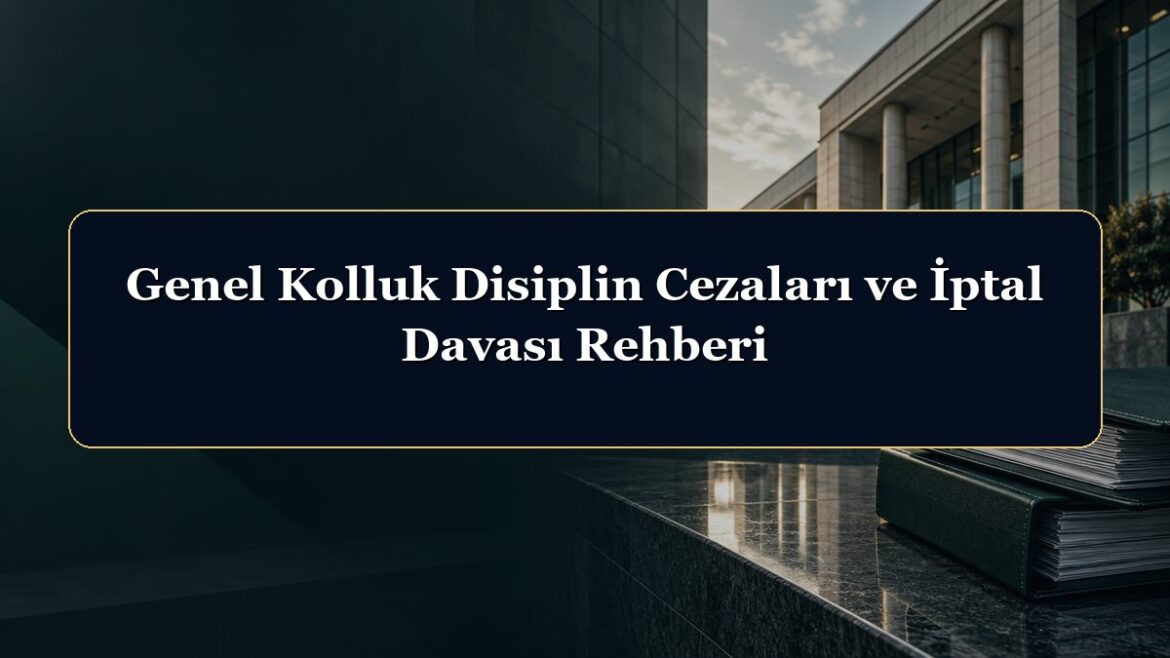 Genel Kolluk Disiplin Cezaları ve İptal Davası Rehberi