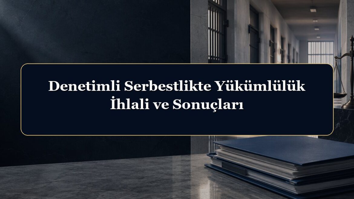 Denetimli Serbestlikte Yükümlülük İhlali ve Sonuçları
