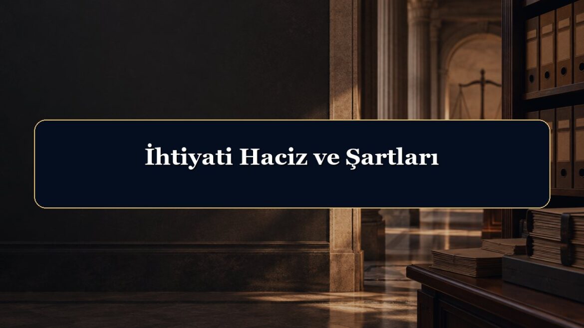 İhtiyati Haciz ve Şartları
