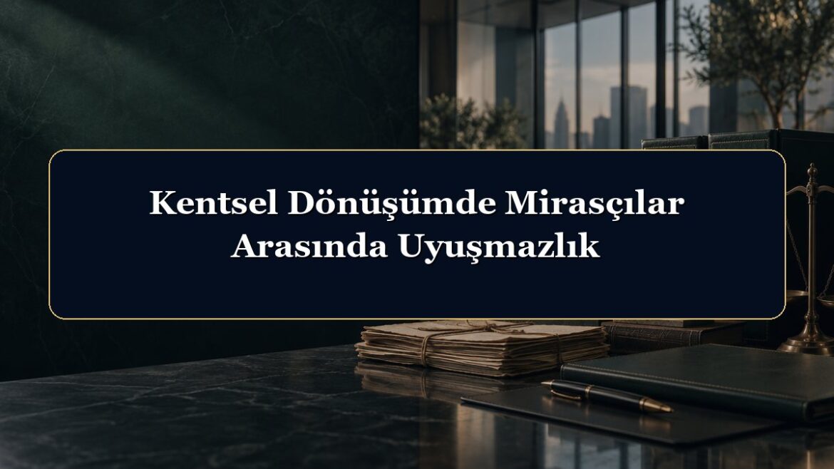 Kentsel Dönüşümde Mirasçılar Arasında Uyuşmazlık