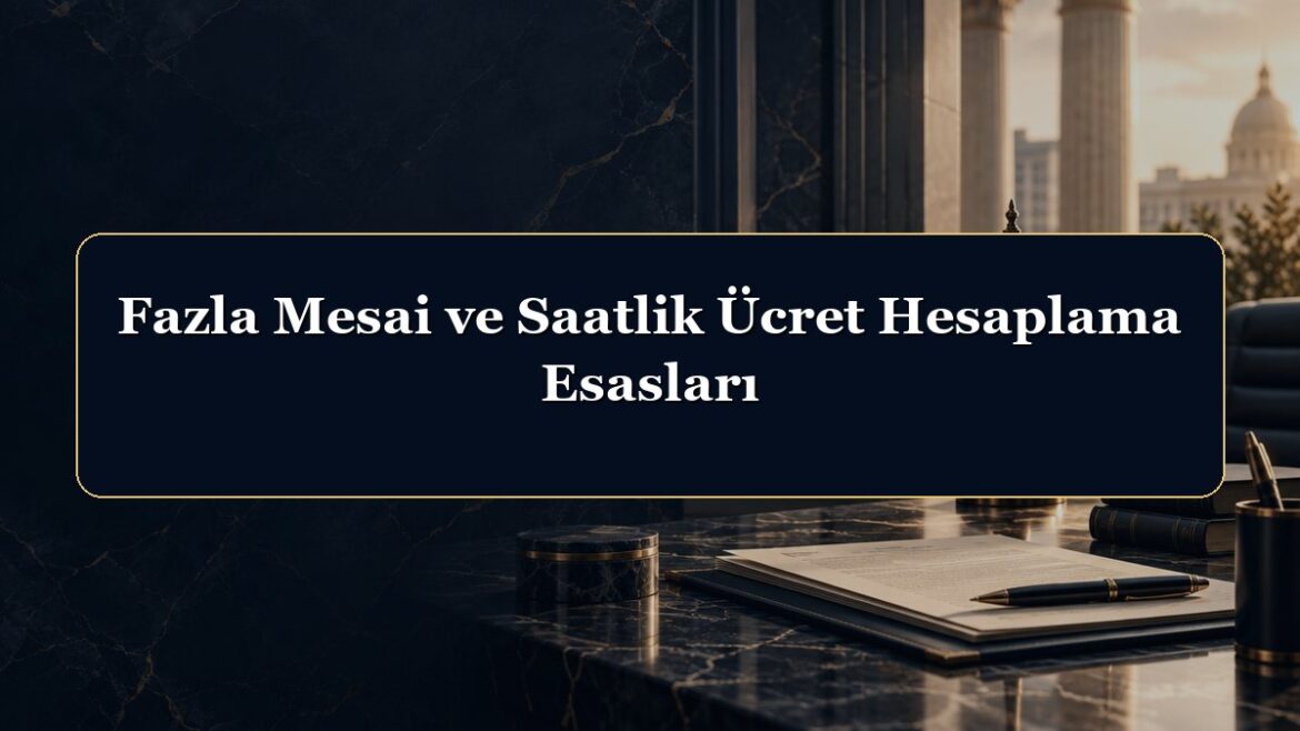 Fazla Mesai ve Saatlik Ücret Hesaplama Esasları