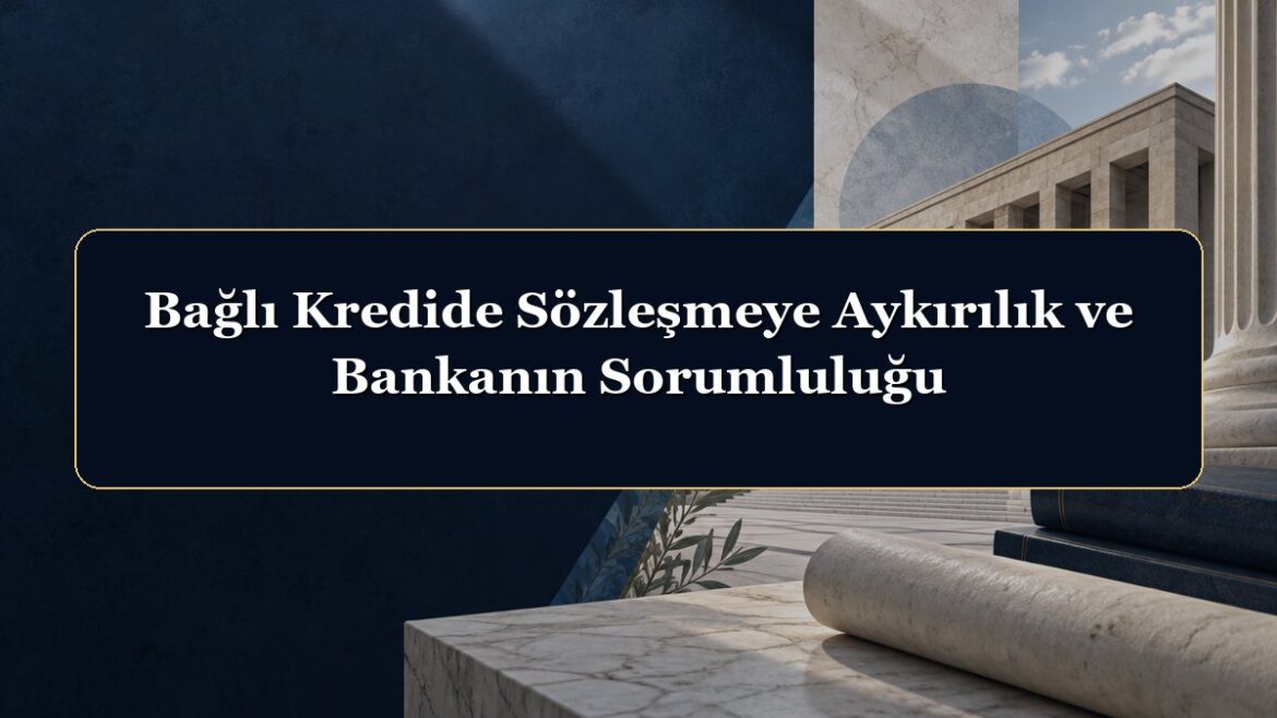 Bağlı Kredide Sözleşmeye Aykırılık ve Bankanın Sorumluluğu