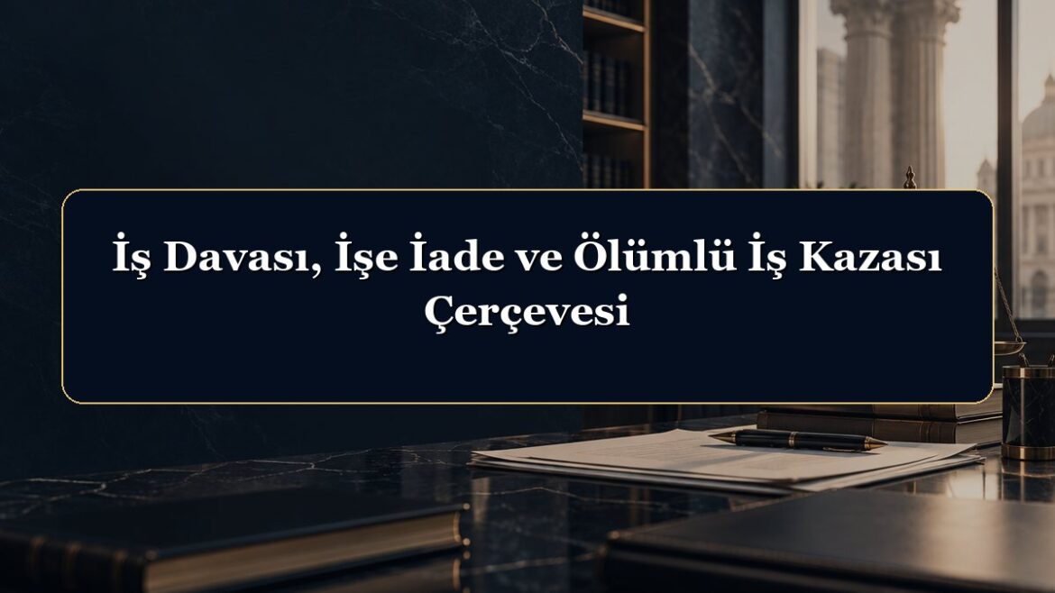 İş Davası, İşe İade ve Ölümlü İş Kazası Çerçevesi