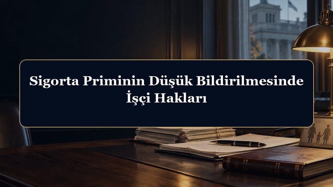 Sigorta Priminin Düşük Bildirilmesinde İşçi Hakları