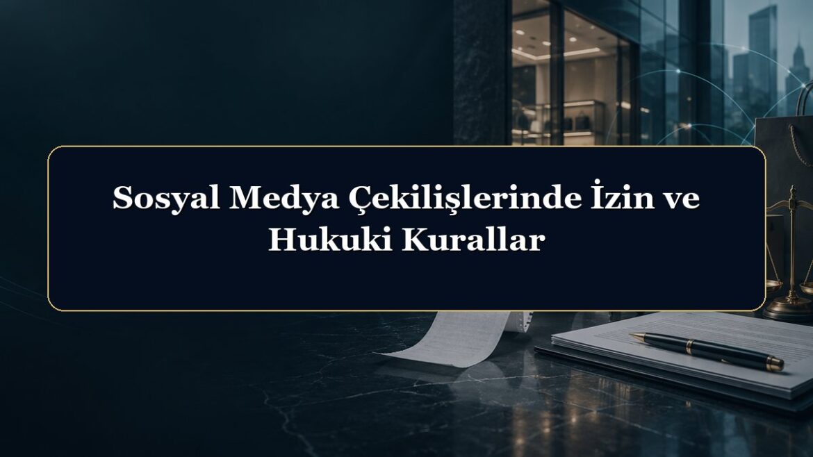 Sosyal Medya Çekilişlerinde İzin ve Hukuki Kurallar