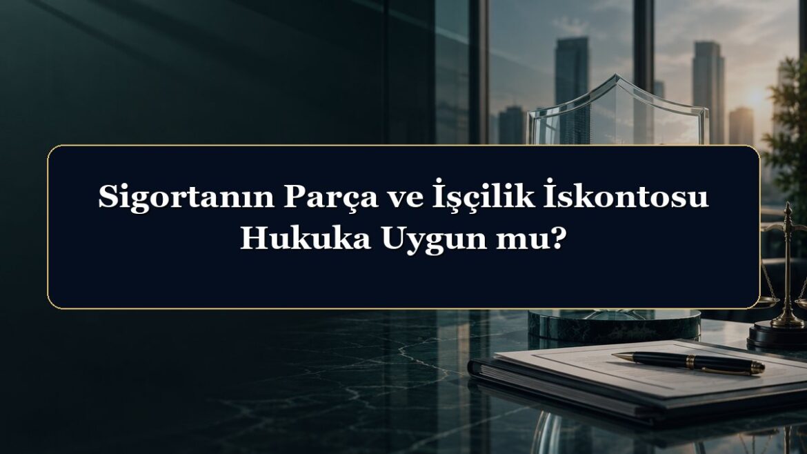 Sigortanın Parça ve İşçilik İskontosu Hukuka Uygun mu?