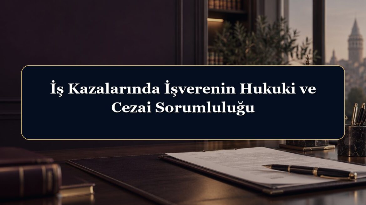 İş Kazalarında İşverenin Hukuki ve Cezai Sorumluluğu