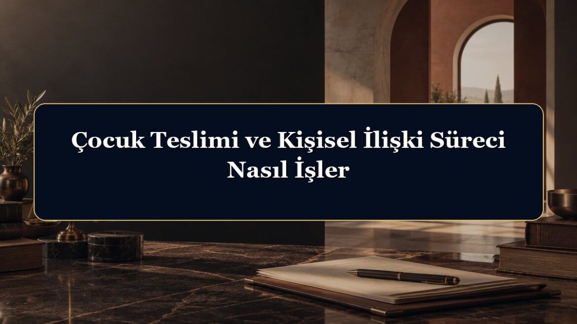 Çocuk Teslimi ve Kişisel İlişki Süreci Nasıl İşler