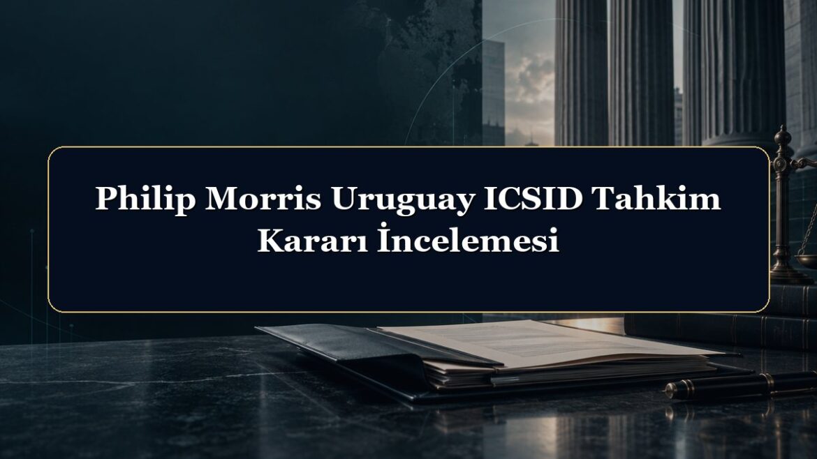 Philip Morris Uruguay ICSID Tahkim Kararı İncelemesi