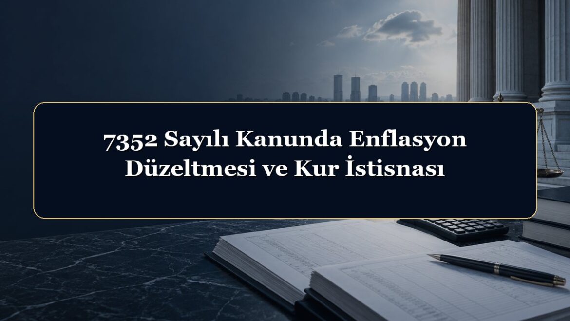 7352 Sayılı Kanunda Enflasyon Düzeltmesi ve Kur İstisnası