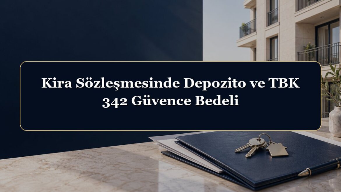 Kira Sözleşmesinde Depozito ve TBK 342 Güvence Bedeli