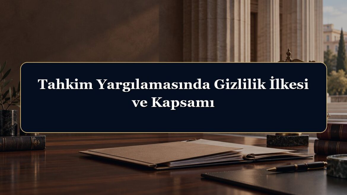 Tahkim Yargılamasında Gizlilik İlkesi ve Kapsamı