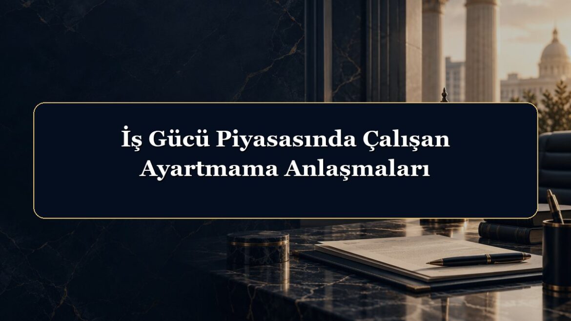 İş Gücü Piyasasında Çalışan Ayartmama Anlaşmaları