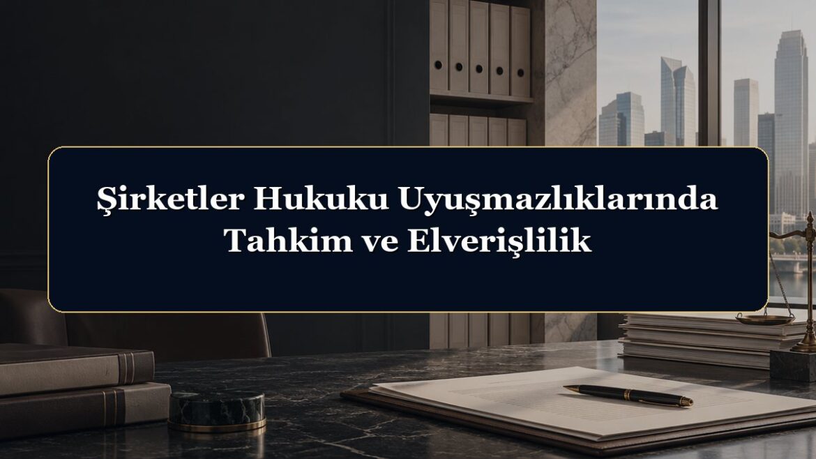 Şirketler Hukuku Uyuşmazlıklarında Tahkim ve Elverişlilik
