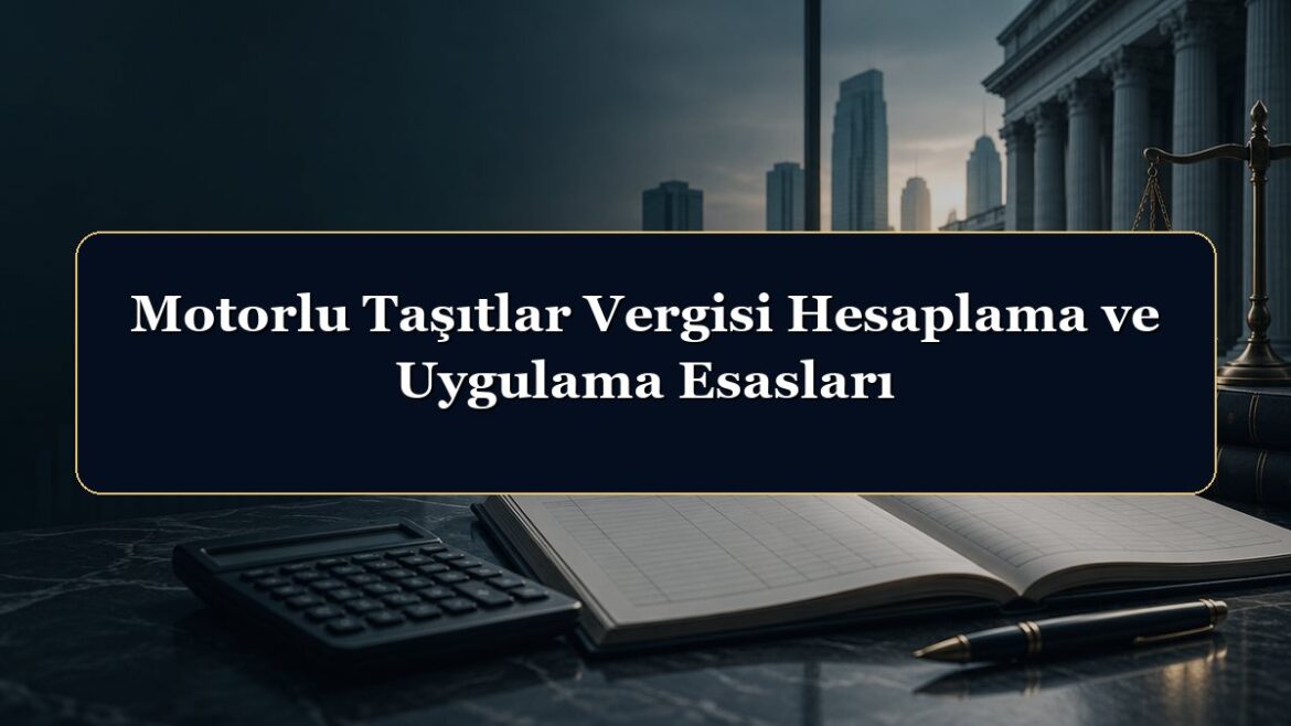 Motorlu Taşıtlar Vergisi Hesaplama ve Uygulama Esasları