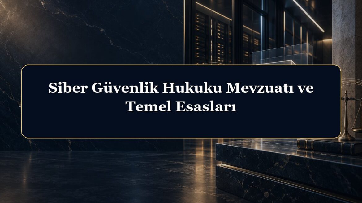 Siber Güvenlik Hukuku Mevzuatı ve Temel Esasları
