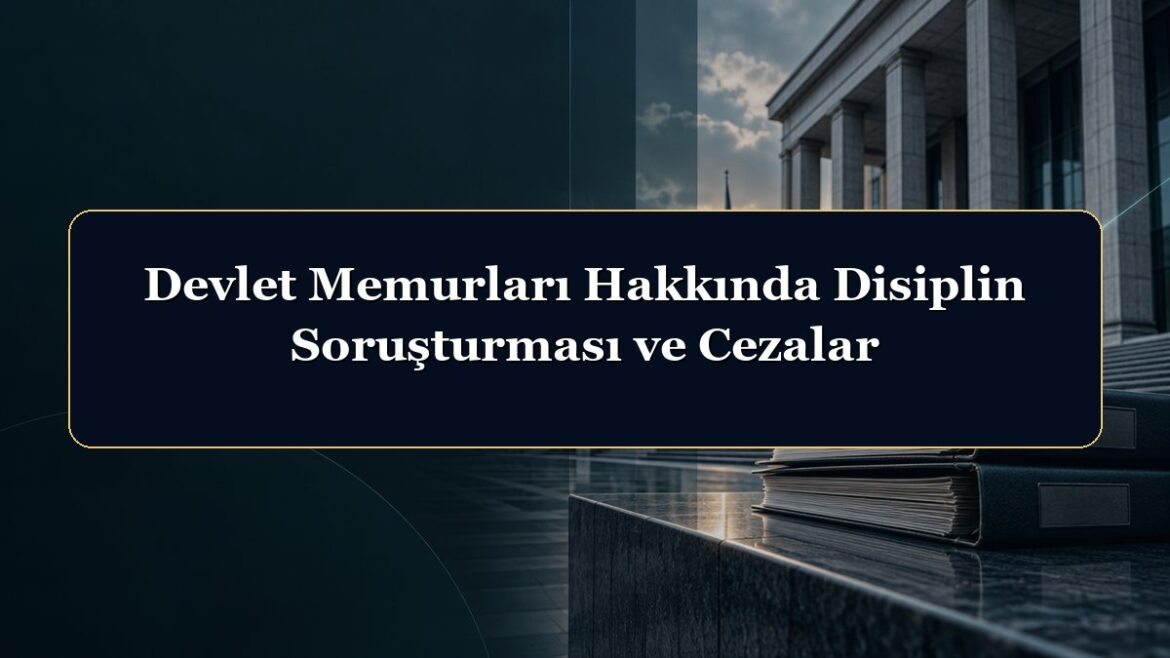 Devlet Memurları Hakkında Disiplin Soruşturması ve Cezalar