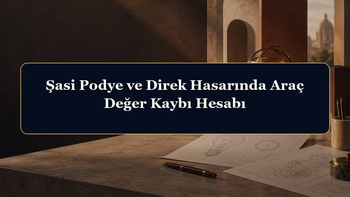 Şasi Podye ve Direk Hasarında Araç Değer Kaybı Hesabı
