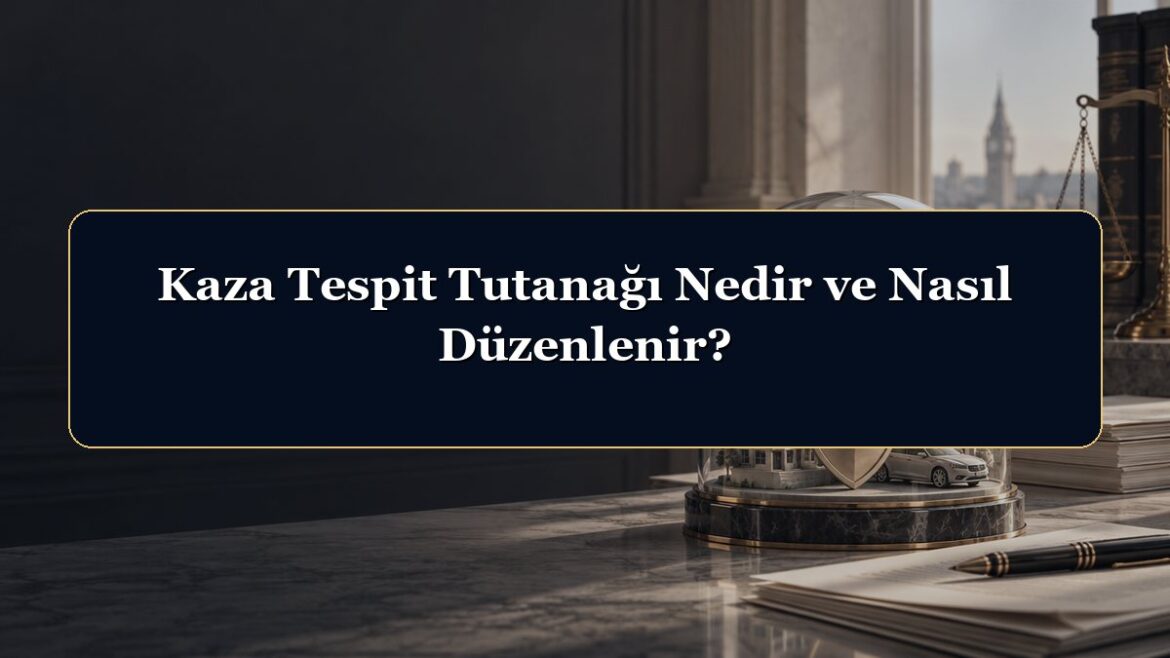 Kaza Tespit Tutanağı Nedir ve Nasıl Düzenlenir?