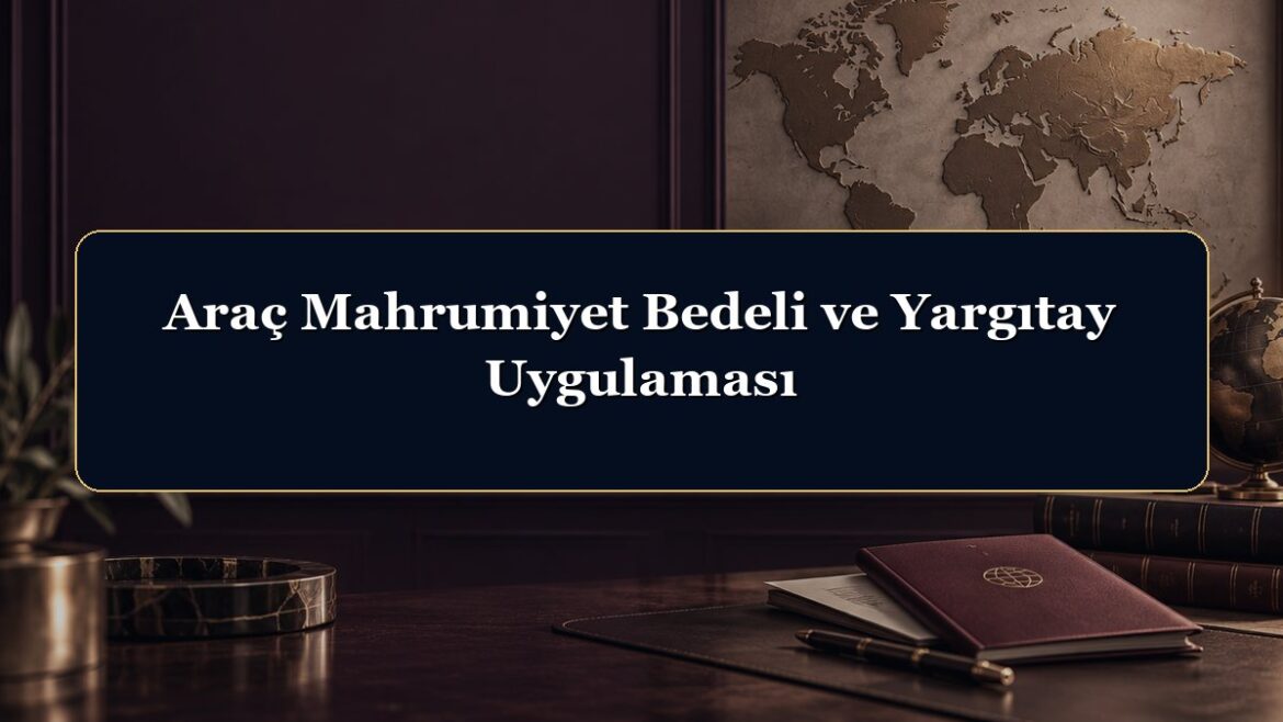 Araç Mahrumiyet Bedeli ve Yargıtay Uygulaması