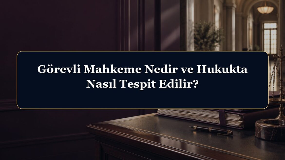 Görevli Mahkeme Nedir ve Hukukta Nasıl Tespit Edilir?